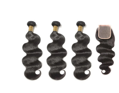 3 Bundles & Closure Any Texture Black Friday Sale