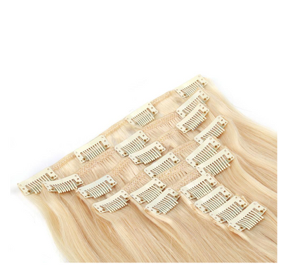 Blonde Straight Hair Clip-In