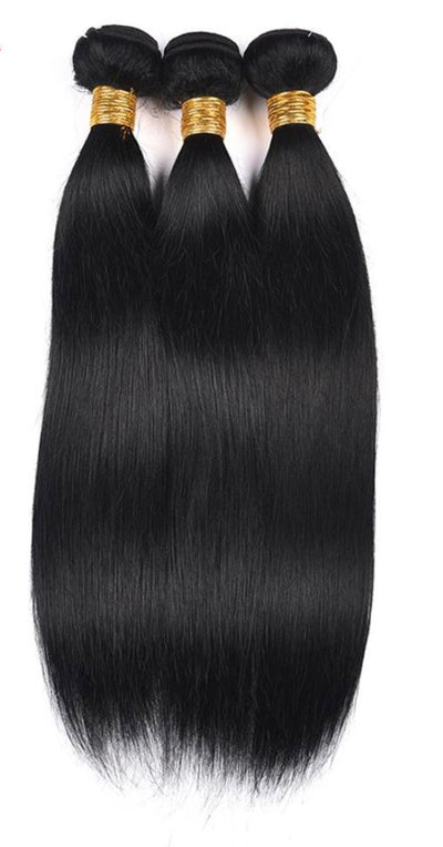 3 Jet Black Bundles (Any Texture)