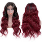 Closure Wig Unit 22 Inches Custom Colored 1B/99j