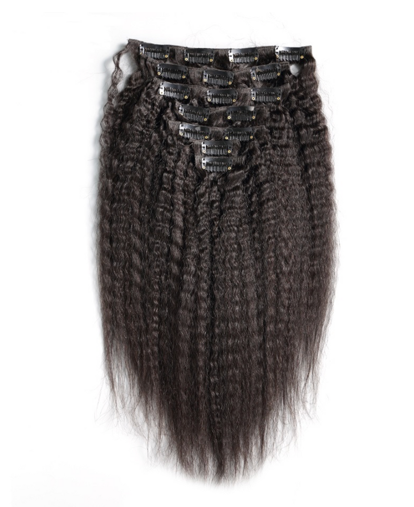 Kinky Straight Clip-In Extensions