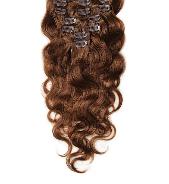 Chest Nut Brown Clip In Extensions