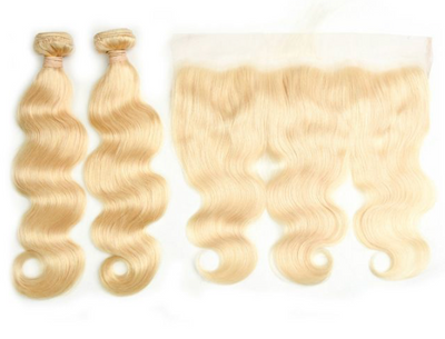 2 Blondes Bundles & Frontal  ( Any Texture )